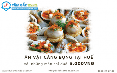 ĂN VẶT CĂNG BỤNG TẠI HUẾ VỚI NHỮNG MÓN ĂN CHỈ DƯỚI 5.000VNĐ!