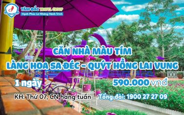 Tour du lịch Căn Nhà Màu Tím Miền Tây 1 ngày giá rẻ chất lượng