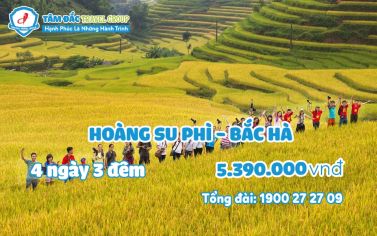 TOUR DU LỊCH HOÀNG SU PHÌ - BẮC HÀ 4 NGÀY 3 ĐÊM