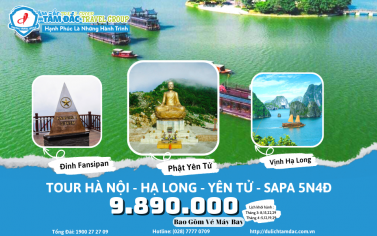 TOUR DU LỊCH HÀ NỘI - HẠ LONG - YÊN TỬ - SAPA - HÀ NỘI 5 NGÀY 4 ĐÊM