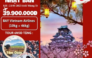 TOUR DU LỊCH NHẬT BẢN 6N5Đ TOKYO – FUJI – NAGOYA 