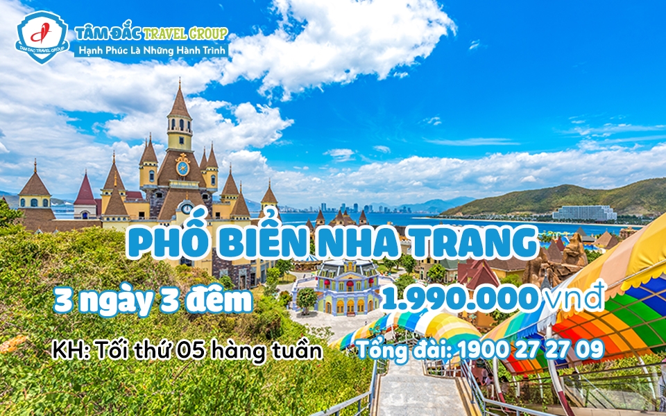 Tour du lịch Nha Trang 3 ngày 3 đêm chất lượng giá rẻ