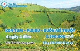 TOUR DU LỊCH KONTUM - PLEIKU - BUÔN MÊ THUỘT 4 NGÀY 4 ĐÊM