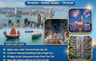 HONGKONG - FREEDAY (4 NGÀY 3 ĐÊM)