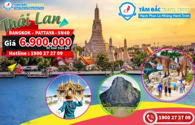 TOUR DU LỊCH THÁI LAN 5 NGÀY 4 ĐÊM BANGKOK – PATTAYA